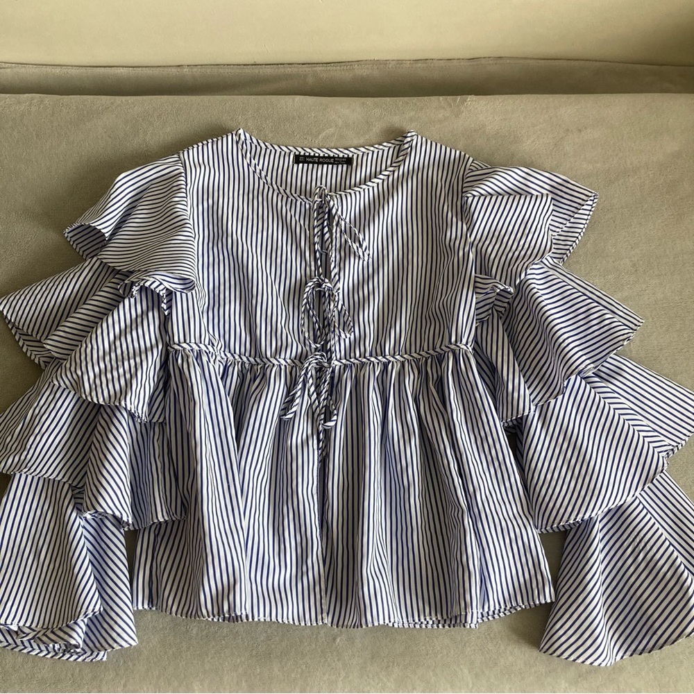 HAUTE ROGUE ruffled blouse - Picture 13 of 13